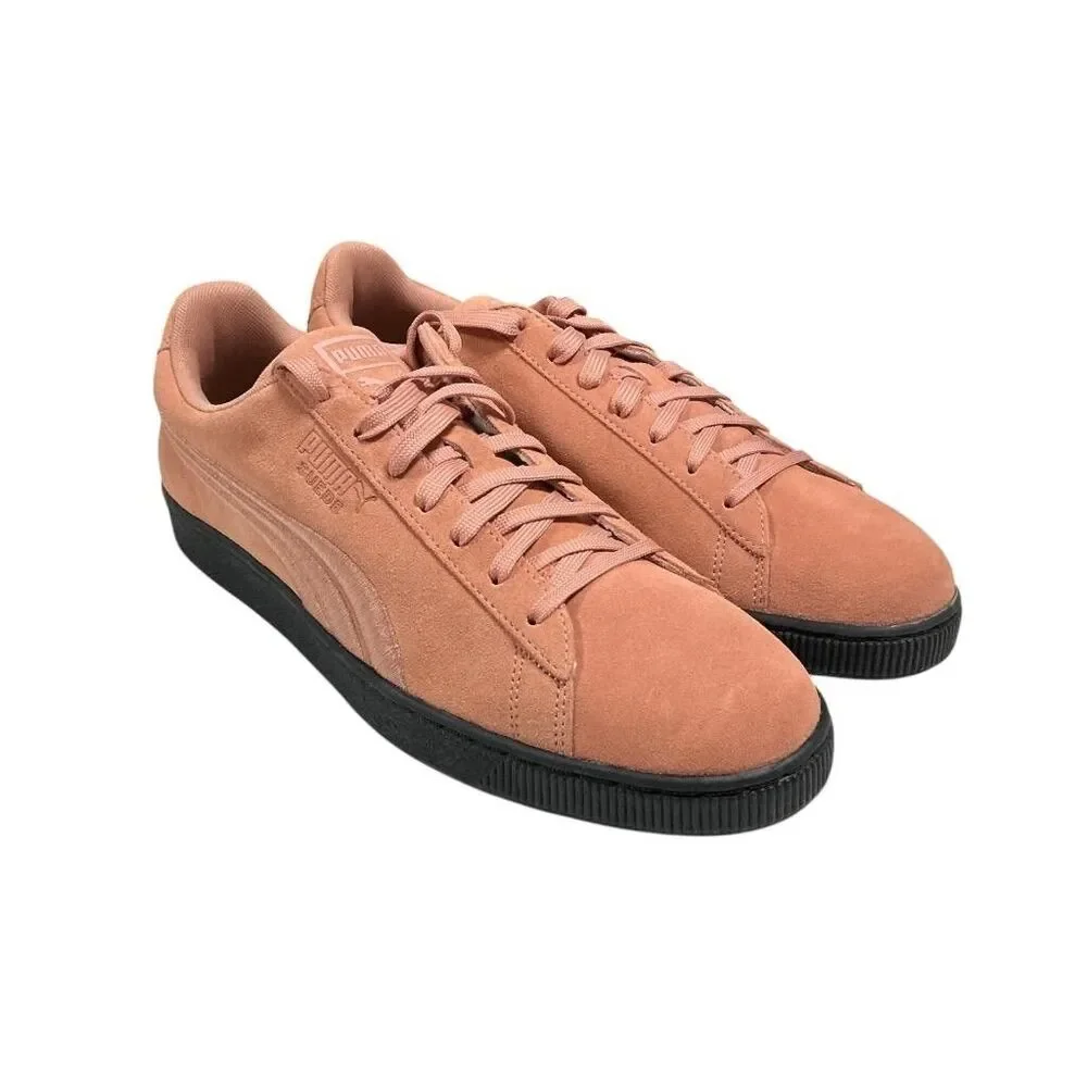 Puma Suede Classic Badge Sneakers Men 14 Muted Clay Orange Black 366491 01 NEW